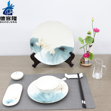 酒店摆台餐具套装碗碟套装家用饭店餐厅果盘会所招待专用碗碟盘子