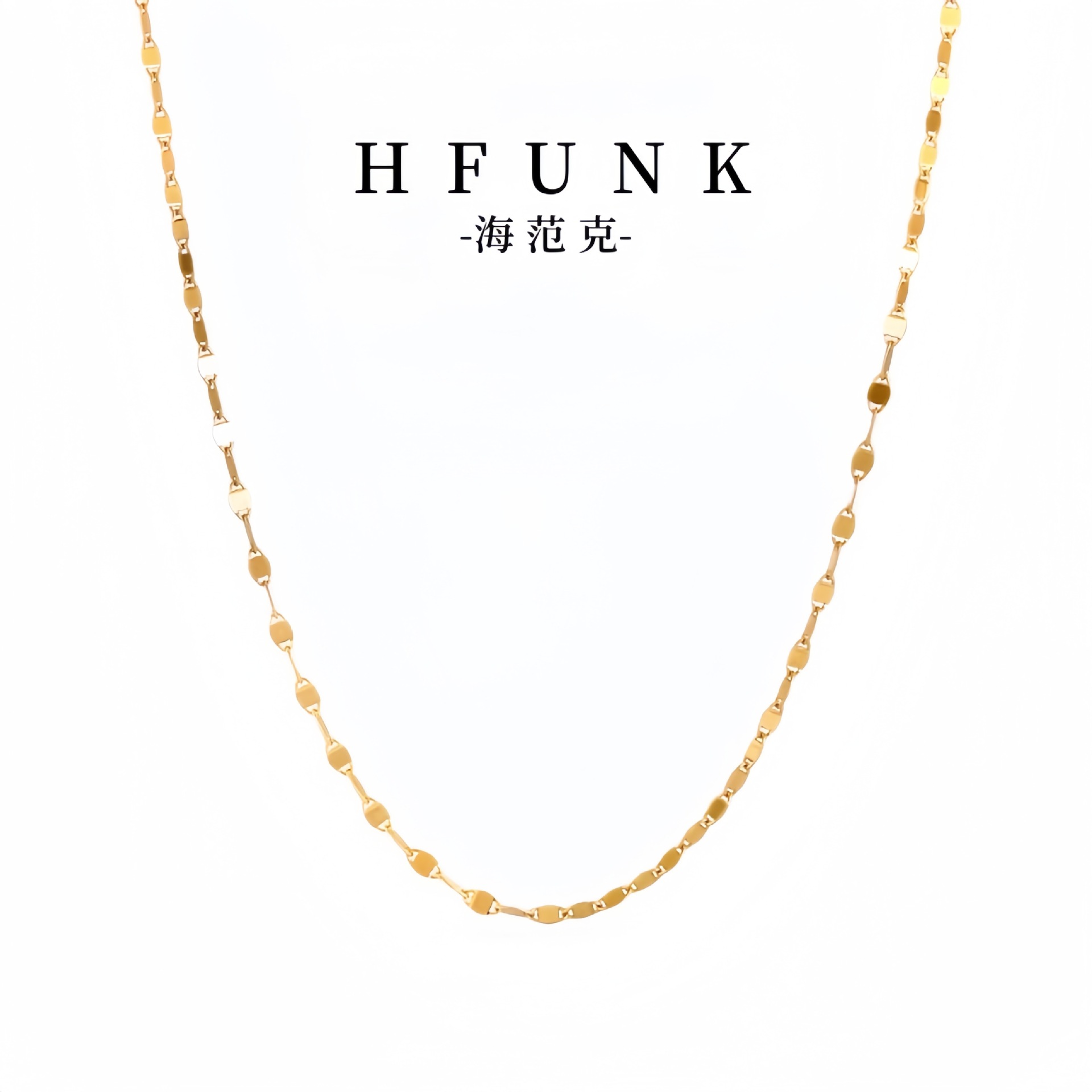 Cross-border high-grade vegetarian chain fashion new luxury niche jewelry accessories clavicle chain luxury ladies jewelry necklace