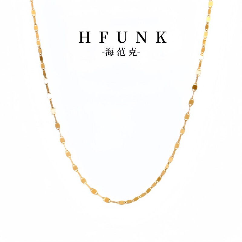 Cross-border high-grade vegetarian chain fashion new luxury niche jewelry accessories clavicle chain luxury ladies jewelry necklace