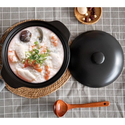砂锅商用陶瓷大号炖锅汤煲米线麻辣烫中式明火专用干烧沙锅亚马逊