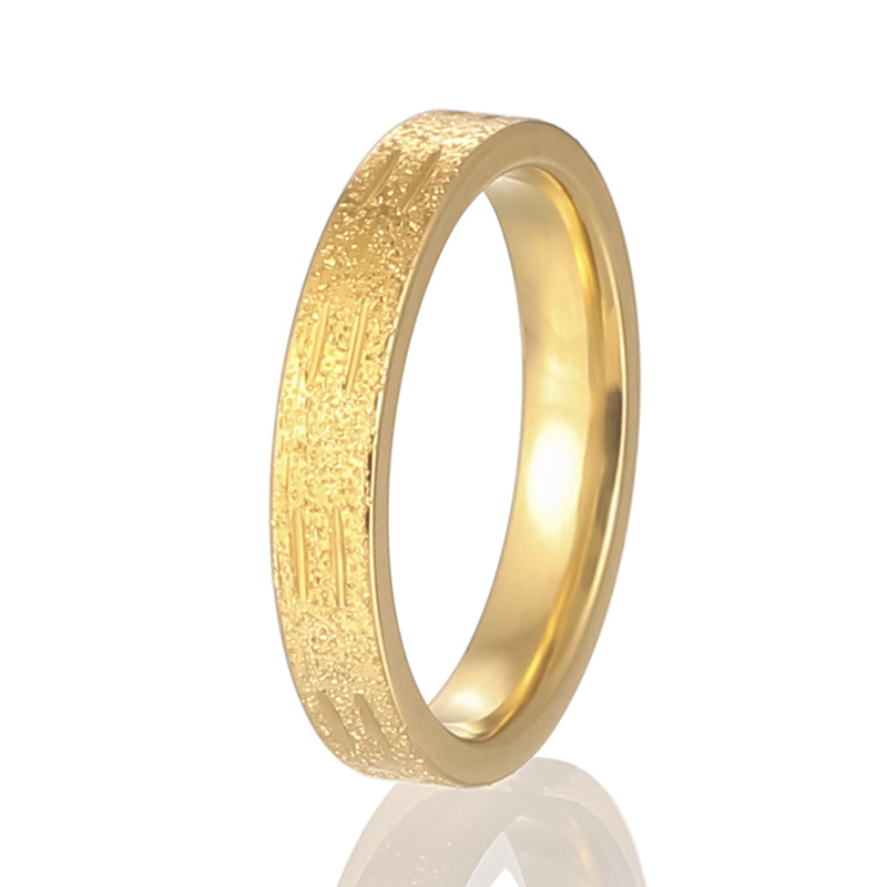 fashionable wedding ring pearl stainless steel with zircon