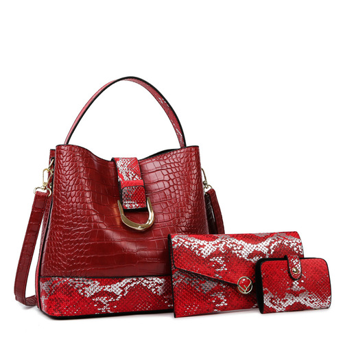  New Foreign Trade Bags Women's Multi-Piece Set Women's Bags Simple and Popular Women's Shoulder Bags Bucket Bags Wholesale