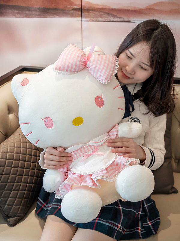 hellokitty公仔毛绒玩具可爱洛丽塔kt猫咪安抚玩偶娃娃生日礼物女|undefined