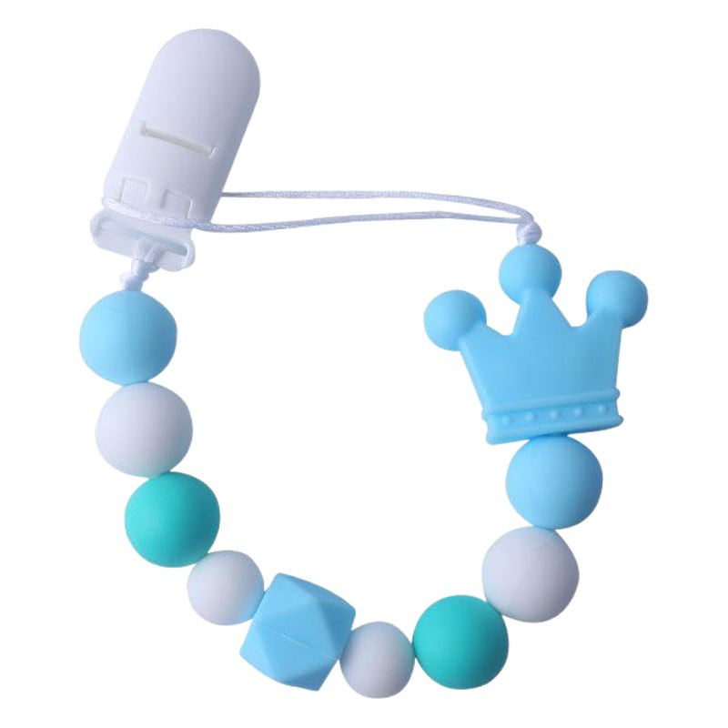 Suministros para bebés Cadena de chupete de silicona mordedor para bebés cadena anti-caída Amazon Comercio exterior nueva cadena anti-perdida