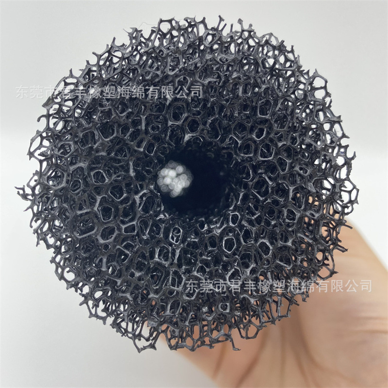 厂家现货批发污水吸油过滤棉海绵筒 粗孔滤水海绵柱子 网状海绵管