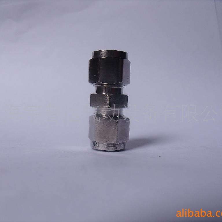 不锈钢联管直通接头两头插外径8MM内径5.5MM软管高压管高压管接头
