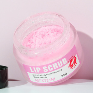 Himalayan Salt Lip Scrub Fades Lip Lines Lip Scrub Care Massage Cream Moisturizing Lip Balm in Stock