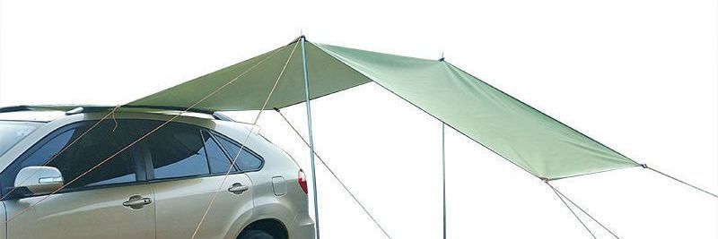 Rainproof and sunproof car side tent, outdoor camping tent for cars, SUV side tent, camping canopy
