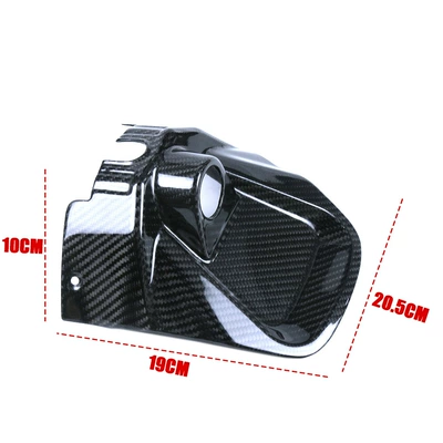 Suitable for Aprilia Rs660 Motorcycle Modified Fuel Tank Key Cover Carbon Fiber 20-22 (Motorcycle Key) - black-201910cm