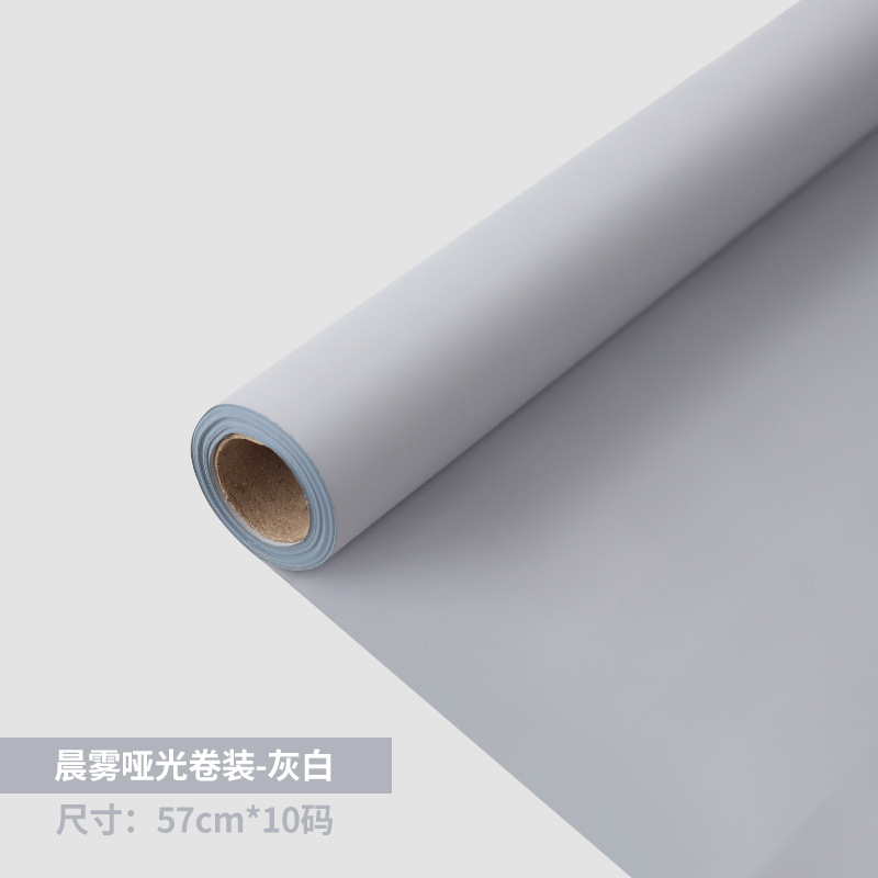 Mañana niebla papel mate Qixi engrosada flor papel de embalaje ramo papel de embalaje papel esmerilado rollo de papel coreano paquete de papel al por mayor