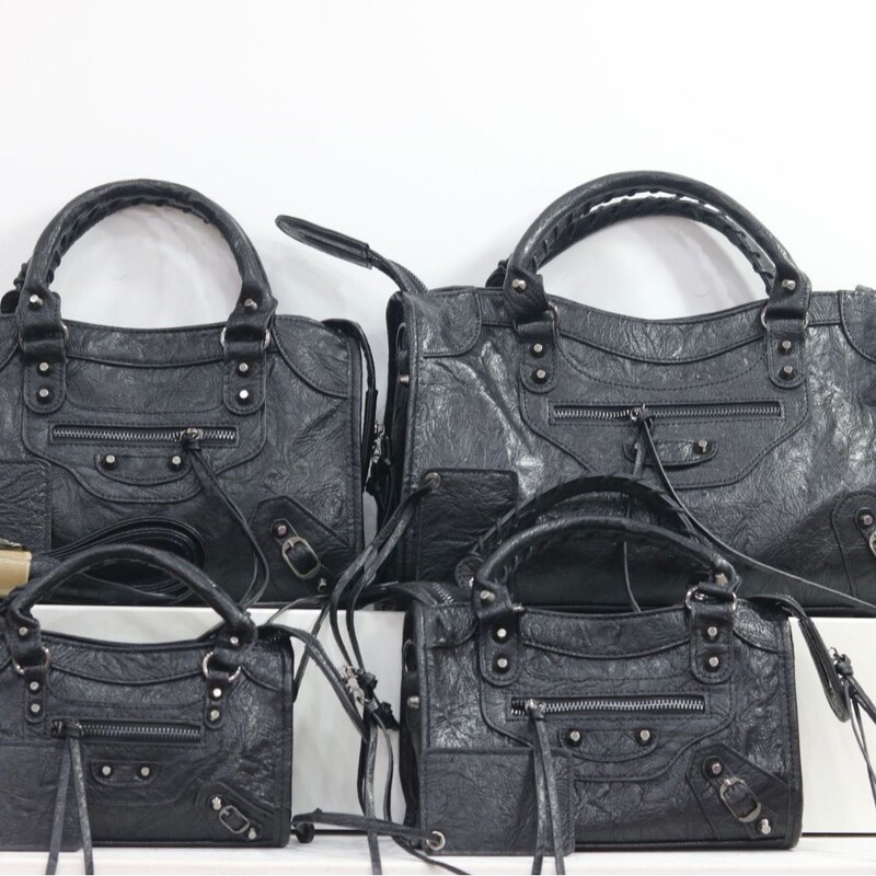 2024 Boston Bag Crossbody Bag 4 Sizes Tassel Women's Motorcycle Bag Handbag Shoulder Bag