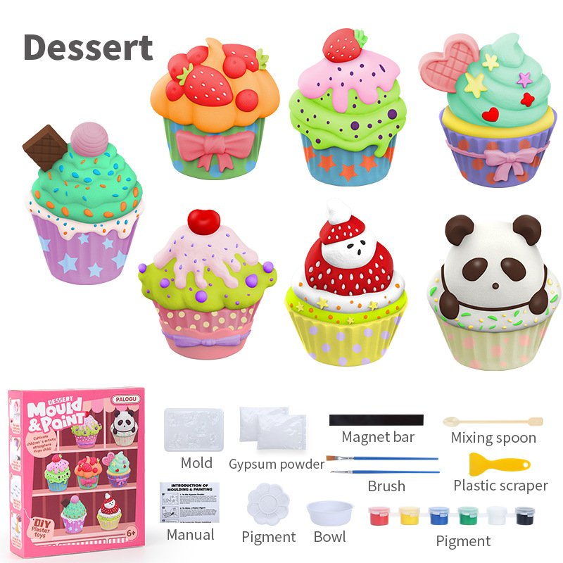 DIY Гипсовая окраска краска (торт)