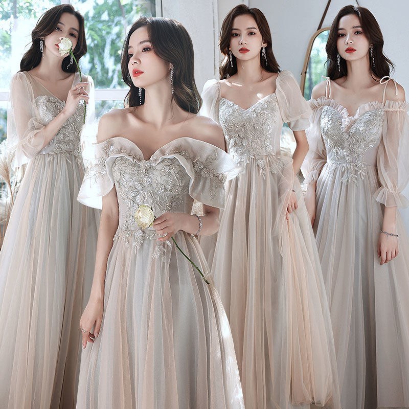 Autumn bridesmaid dress