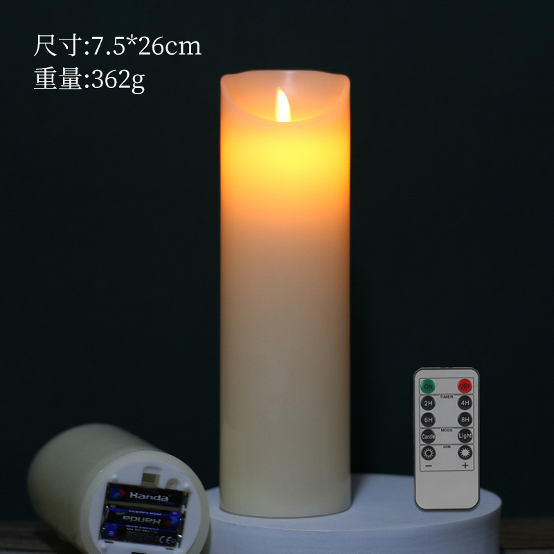 遥控电子蜡烛灯 仿真假蜡烛万圣节七夕情人节氛围灯led蜡烛灯跨境|undefined