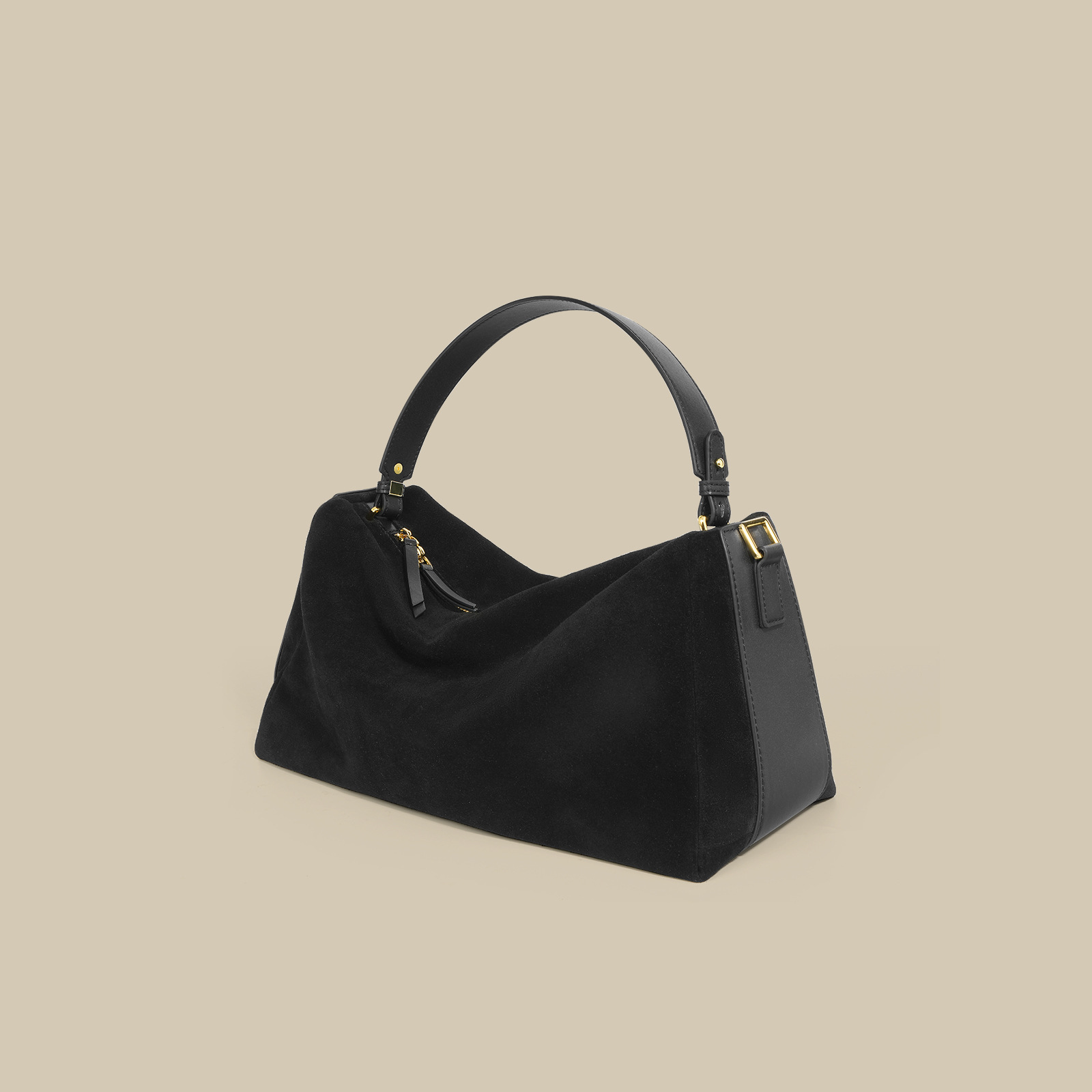 Handheld fashionable demi-season capacious travel bag