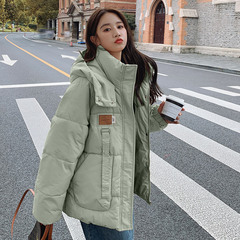 外贸羽绒棉服女短款加厚2025韩版小个子龟背面包服加厚棉衣外套