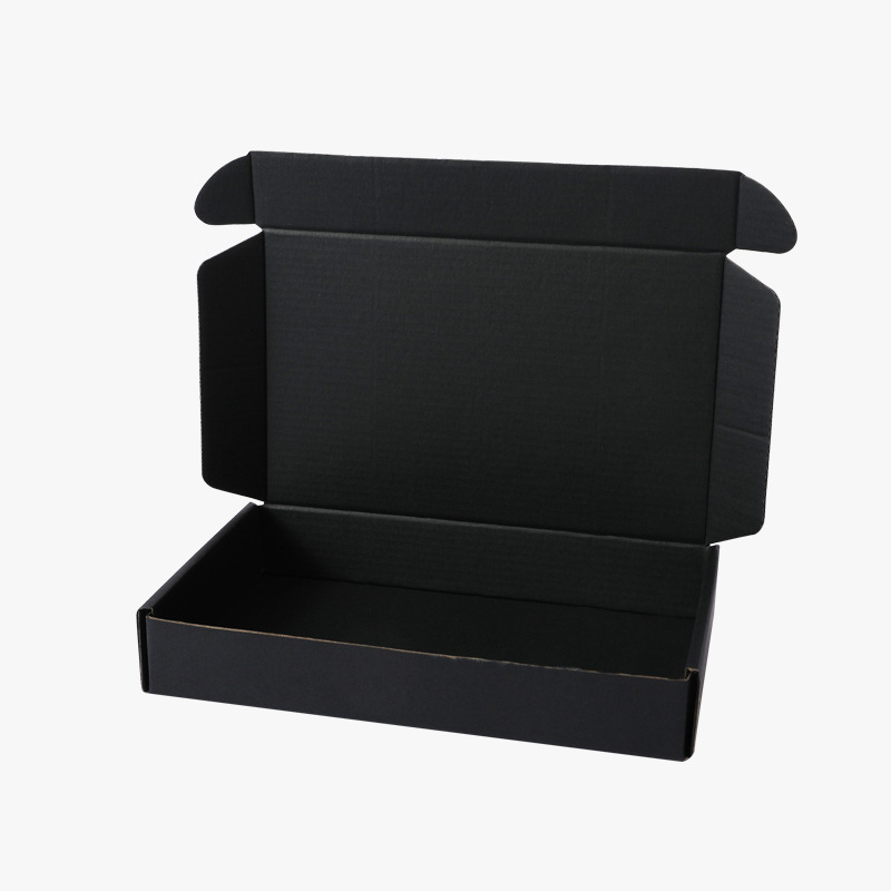 Caja de Avión Negra de Doble Cara, Caja de Alta Gama con Impresión UV, Embalaje Rígido Especial, Acabado Mate, Caja de Embalaje con Cantidad Mínima de Pedido, Caja de Cartón.