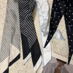 人気の既製韓国スカーフ、リボン、スカーフ、ベルト、アクセサリー、多機能で多用途な装飾スカーフ卸売