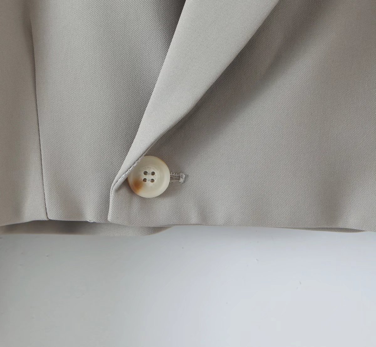 2022 New Women's Wear Autumn/Winter Gray Temperament Commuting Suit Set_voghion.com