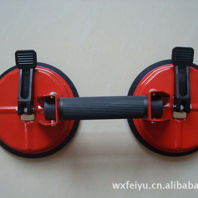 供应直经150mm钢壳玻璃吸盘飞宇工具瓷砖强力吸附大吸力吸盘式