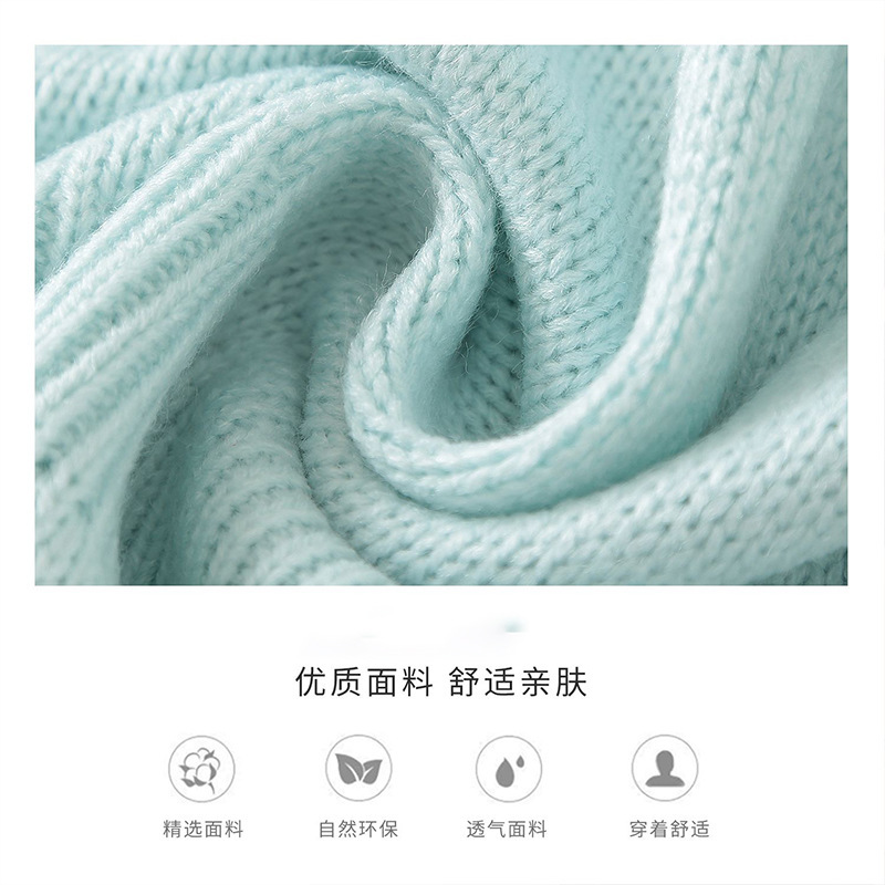 宝宝春装衣服洋气婴儿包屁衣春秋季毛衣女婴长袖针织连体衣外出服|undefined