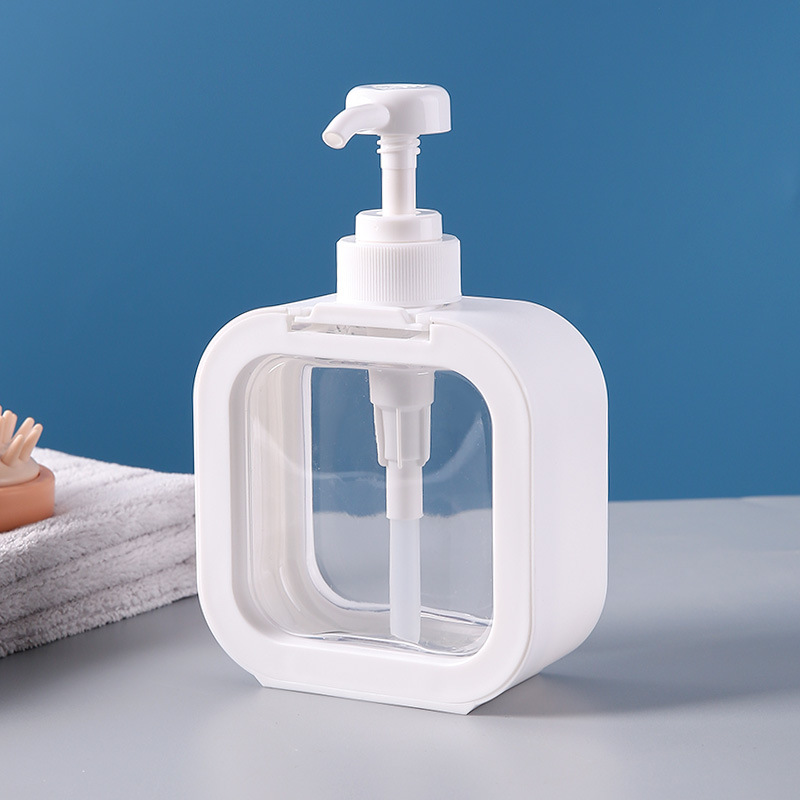 Botellas dispensadoras de champú y gel de ducha, botellas de loción tipo presión, detergente para ropa de alta calidad, jabón de manos, botellas vacías de detergente lavavajillas.