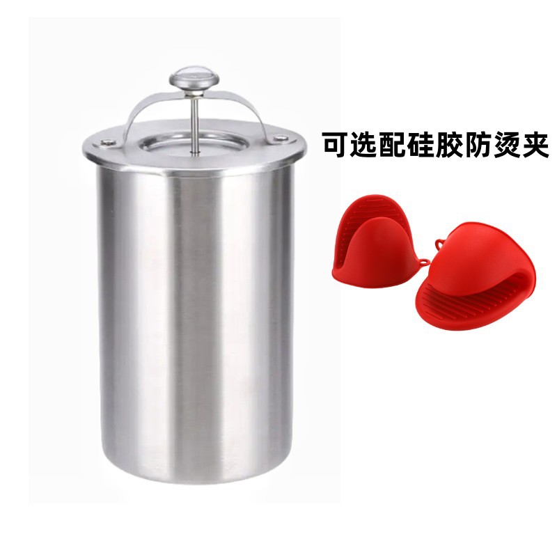 화상 방지 클립이 있는 조각 손잡이