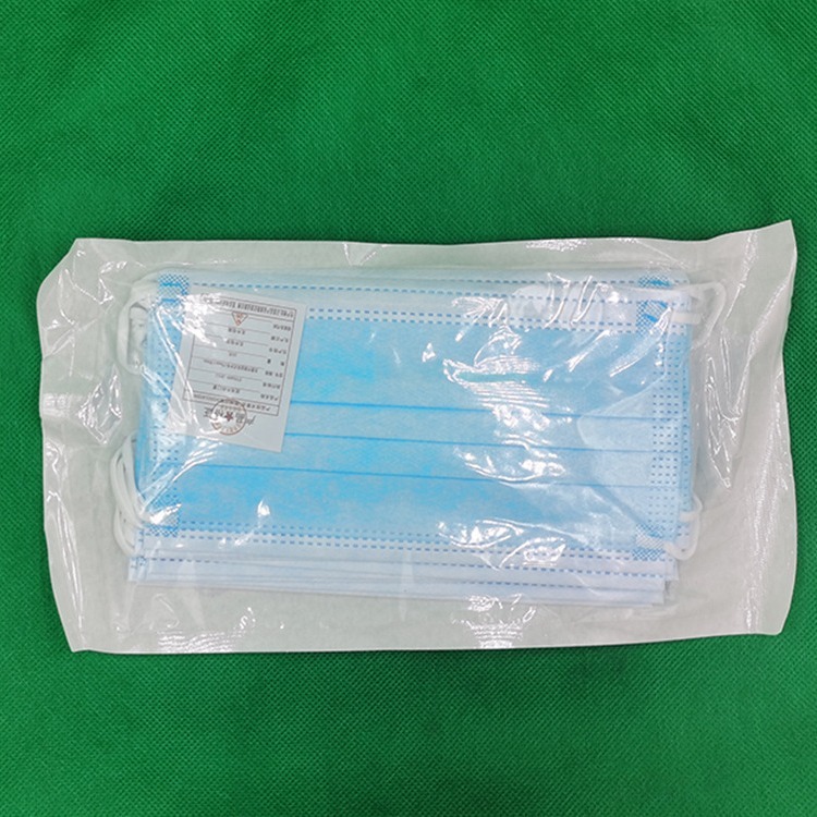 卸売り品青使い捨て医療クラス外科マスク三層医療マスク10匹包装成人マスク現物|undefined