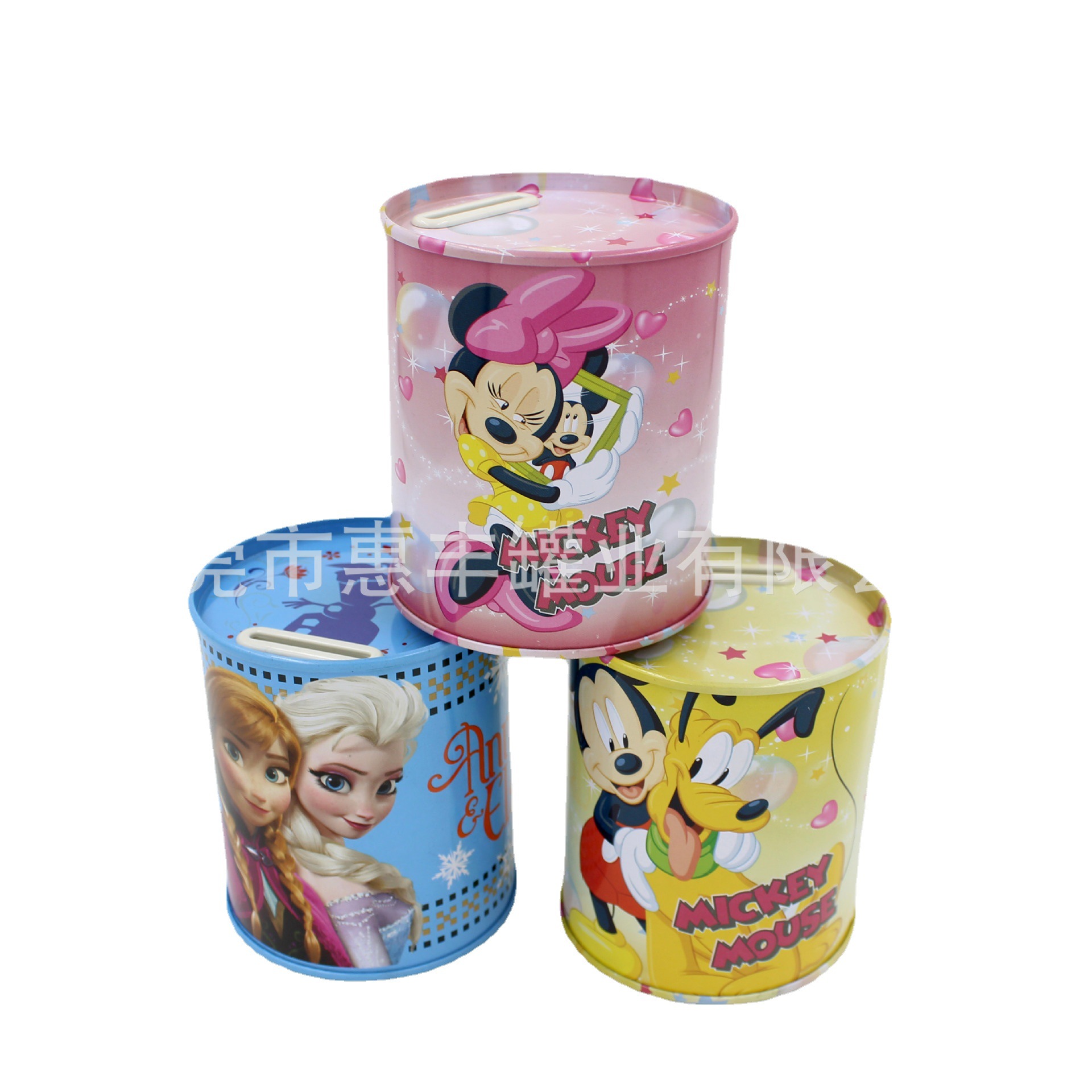 供应精美马口铁存钱罐 硬币储蓄罐 礼品卡通图案投币铁罐TIN BOX