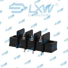 工厂直销 7.62mm栅栏式接线端子排KF/DG25C-A 中脚端子台PCB连接