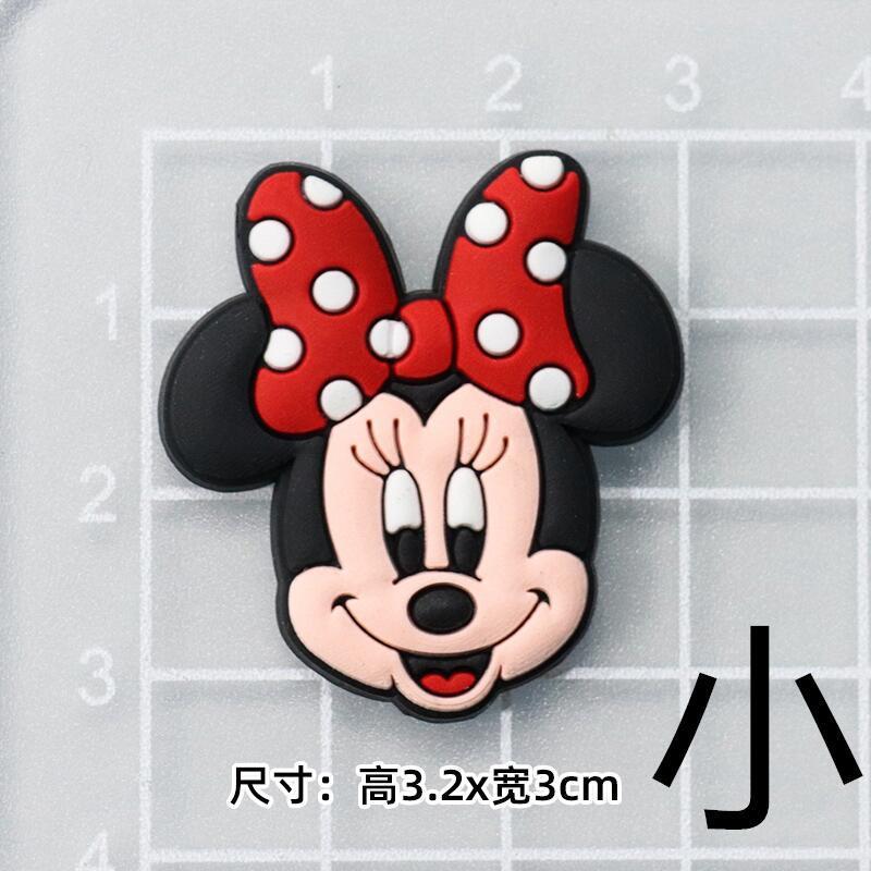 大小ミッキーミニーミッキーマウス DIY 漫画装飾アクセサリー携帯電話ケースパッチ下駄スリッパバックルステッカー|undefined