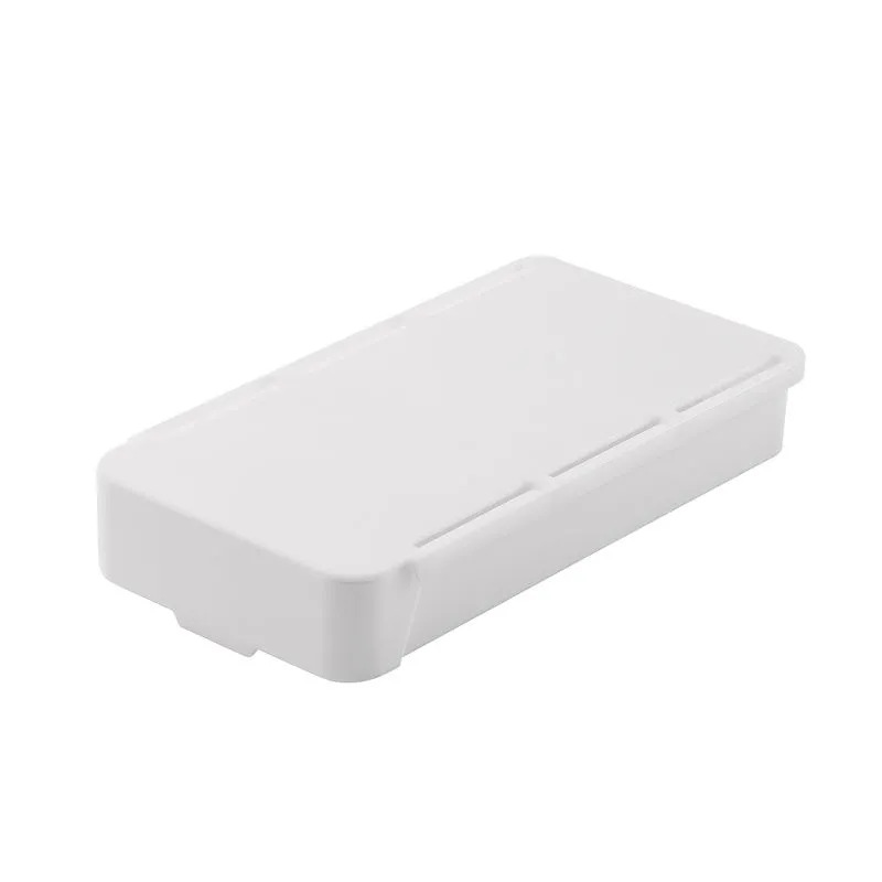 Nueva mesa de pasta oculta fijo cuadrado Oficina papelería cosméticos pluma cajón caja almacenamiento