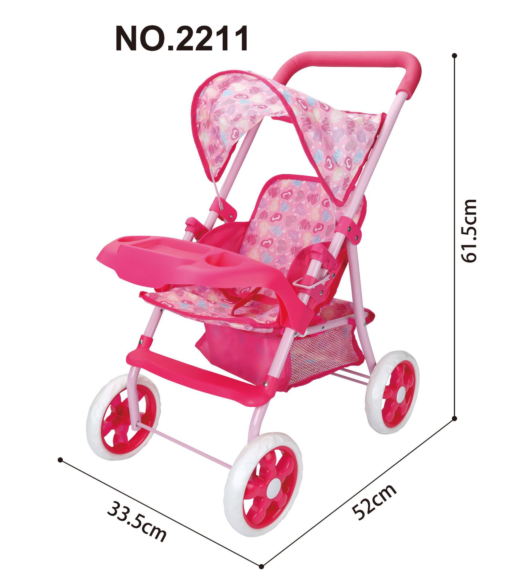 Comercio exterior Amazon transfronterizo infantil simulación carro con mesa de comedor muñeca empuje juguetes de carro de niña grande