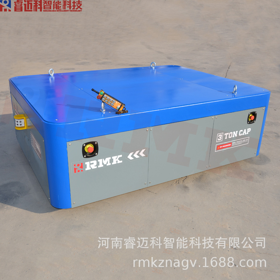 智能无轨转运平板车 遥控电动升降平台车  大台面搬运车