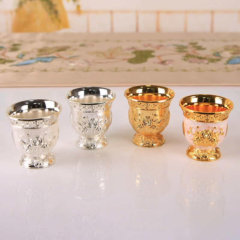 High -end gold and silver kung fu tea set Chinese wedding banquet wine gear, dragon and phoenix tea set business gift Jiapin factory direct sales