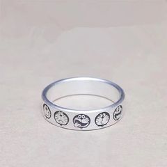 Doraemon Ring with Adjustable Opening, Cute Anime Character Design, Valentine's Day Gift for Girlfriend or Friend