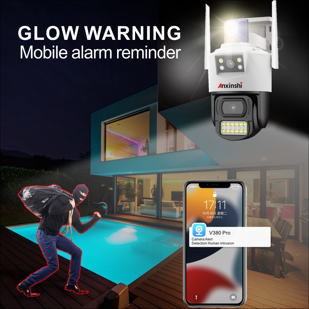 Smart Home Netzwerkkamera Wifi/4G Wireless Wasserdicht Nachtsicht CCTV Sicherheitskamera V380