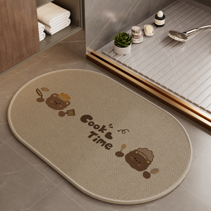 Cross-Border Dropshipping Linen Kitchen Mats Absorbent and Non-Slip Household Living Room Entrance Door Mats Bathroom Floor Mats Wholesale Dropshipping Cross-Border Dropshipping Linen Kitchen Mats Absorbent and Non-Slip Household Living Room Entrance Door Mats Bathroom Floor Mats Wholesale Dropshipping