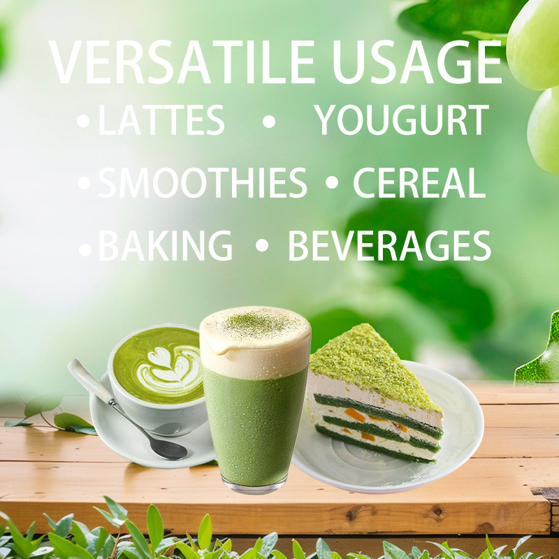 跨境 100g Pure organic matcha green tea powder跨境出口纯抹茶|undefined
