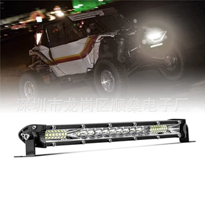 Car LED work light thin small single row 10 inch 90W hybrid light truck off-road vehicle light Middle Net Light
