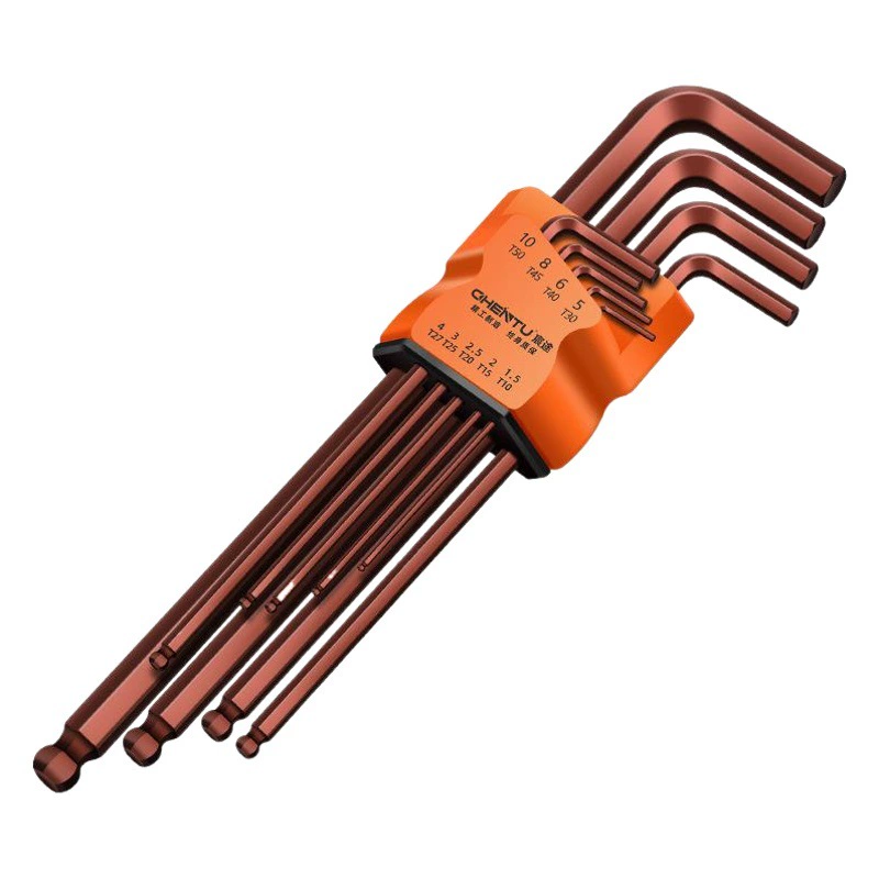 Внутренний шестигранный гаечный ключ набор сливы Шестигранный отвертка Шестигранный гаечный ключ 6 Внутренний угловой гаечный ключ Шестигранный прямой маркетинг