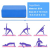 Auxiliary set for yoga from foam for gym