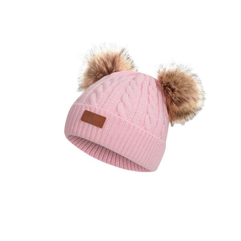 라이트 핑크 싱글 모자