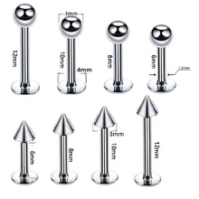 穿刺基本款唇钉唇环舌钉耳钉工厂直销批发