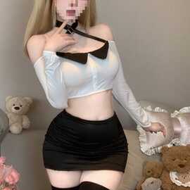2026新款白色连衣裙女夏短款法式复古温柔白月光小裙子诱惑套装