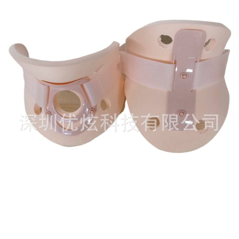 厂家批发定制 颈托高分子高档分体颈托 医疗康复颈椎家用护颈护具|ms