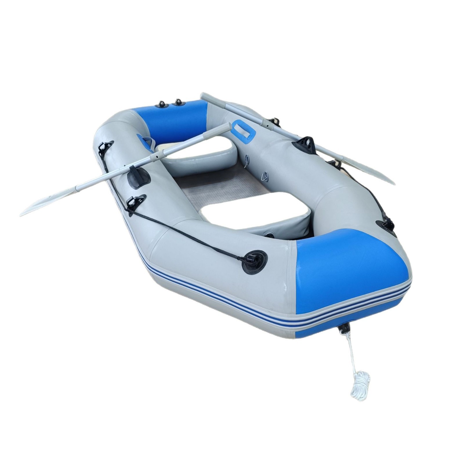 Bote de pesca para dos personas, bote de goma engrosado, bote redondo para rafting, kayak inflable, bote de asalto, bote portátil, tipo inflable