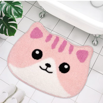 Avtomobil döşəmə paspasları: cooling foot mat, entrance door - cartoon-style-3-4060cm-imitation-cashmere