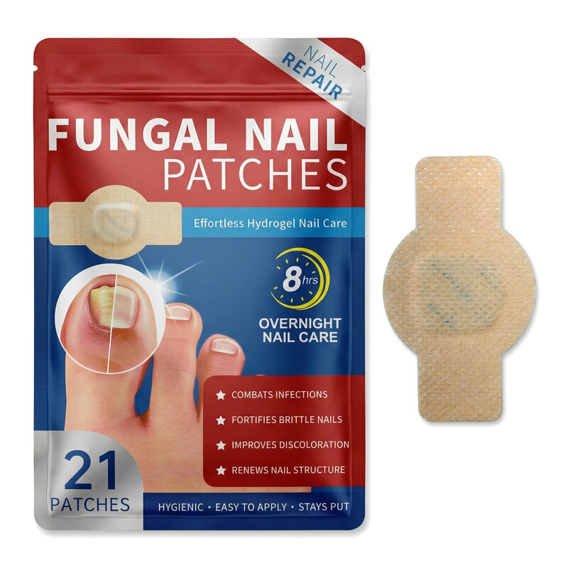 Nail Care Patch Pack, Onychomycosis Stickers, Hydrogel, 21 Patches Nail Care Patch Pack, Onychomycosis Stickers, Hydrogel, 21 Patches