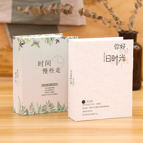 BB4C wholesale new large 6-inch 100-sheet small photo album 4D interstitial PP children's photo studio growth commemoration